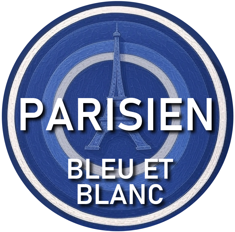 Parisien Bleu et Blanc